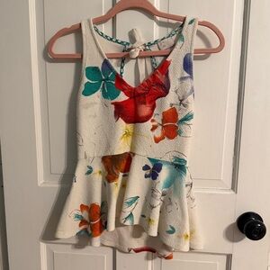 Anthropologie Postmark Top XS Flowy Boho Blouse Lightweight Feminine Casual Chic